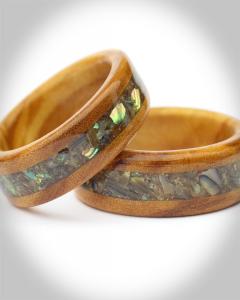 Fifth Wedding Anniversary wooden ring